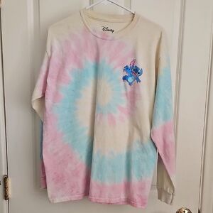 Disney Stich Tie-Dye Shirt, Lg.